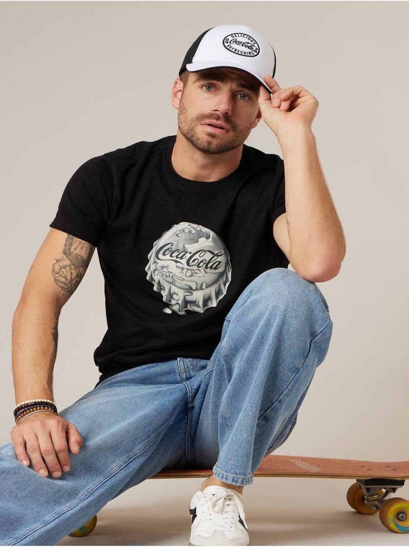 Casquette DEELUXE x COCA-COLA homme en 100% coton
 'Deeluxe' Blanc - Kiabi