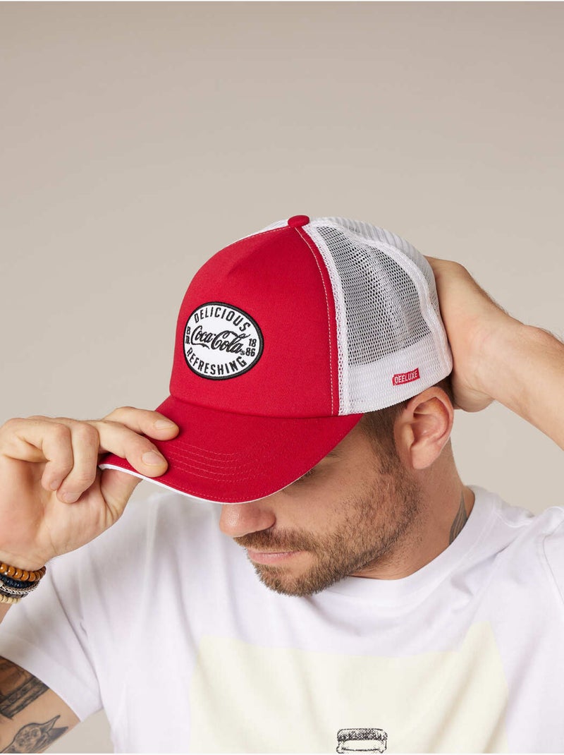 Casquette DEELUXE x COCA-COLA homme en 100% coton
 'Deeluxe' Rouge - Kiabi