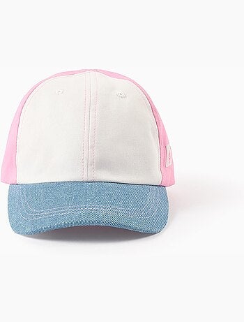 Casquette en coton avec bloque de couleurs