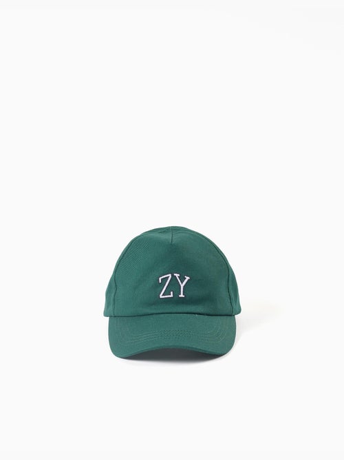 Casquette en coton avec broderie ZY - Kiabi