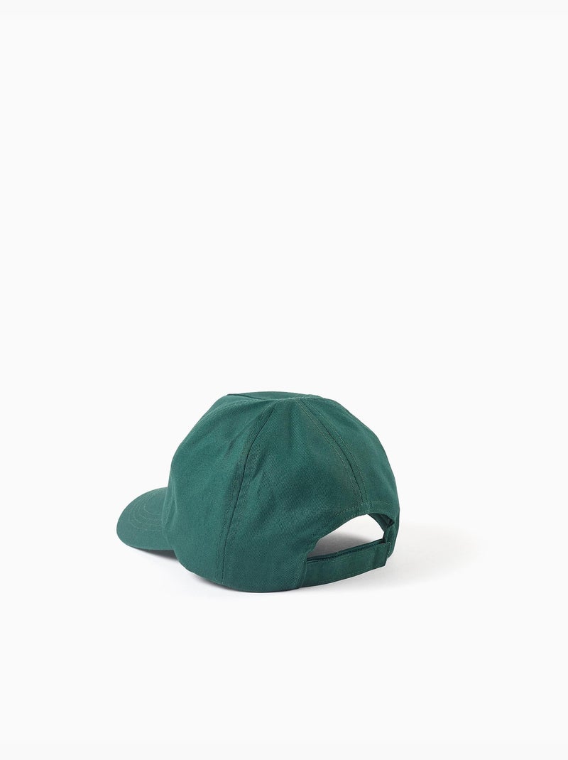 Casquette en coton avec broderie ZY Vert foncé - Kiabi