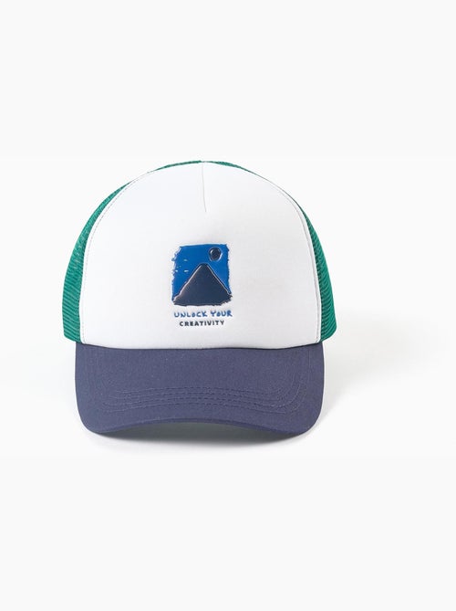 Casquette en coton avec imprimé Creativity - Kiabi