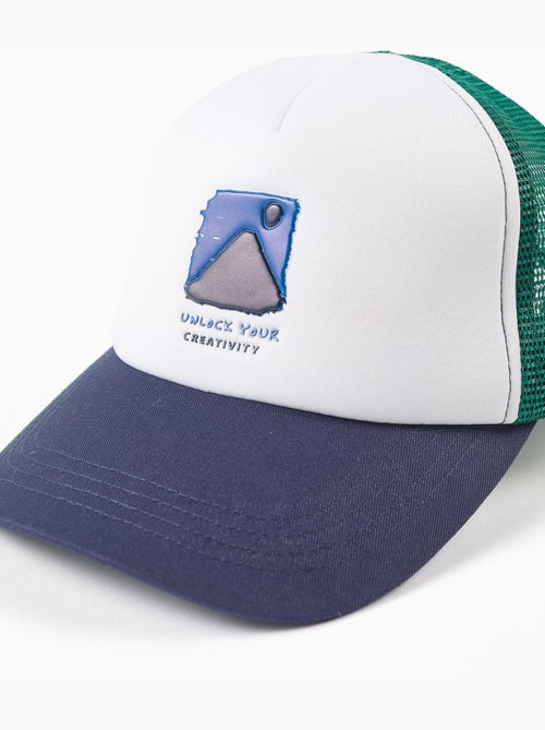 Casquette en coton avec imprimé Creativity - Kiabi