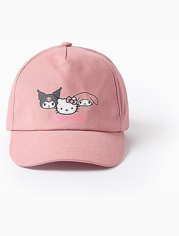 Casquette en coton avec imprimé Hello Kitty