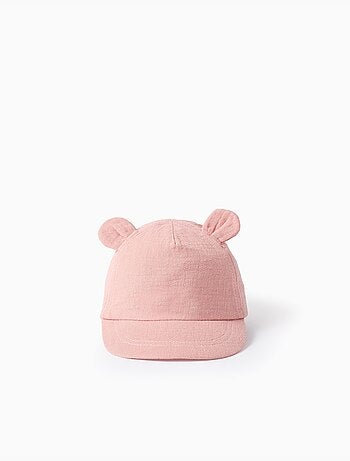 Casquette en coton avec oreilles 3D