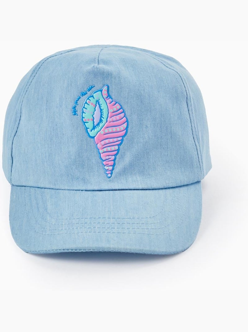 Casquette En Coton Bleu - Kiabi