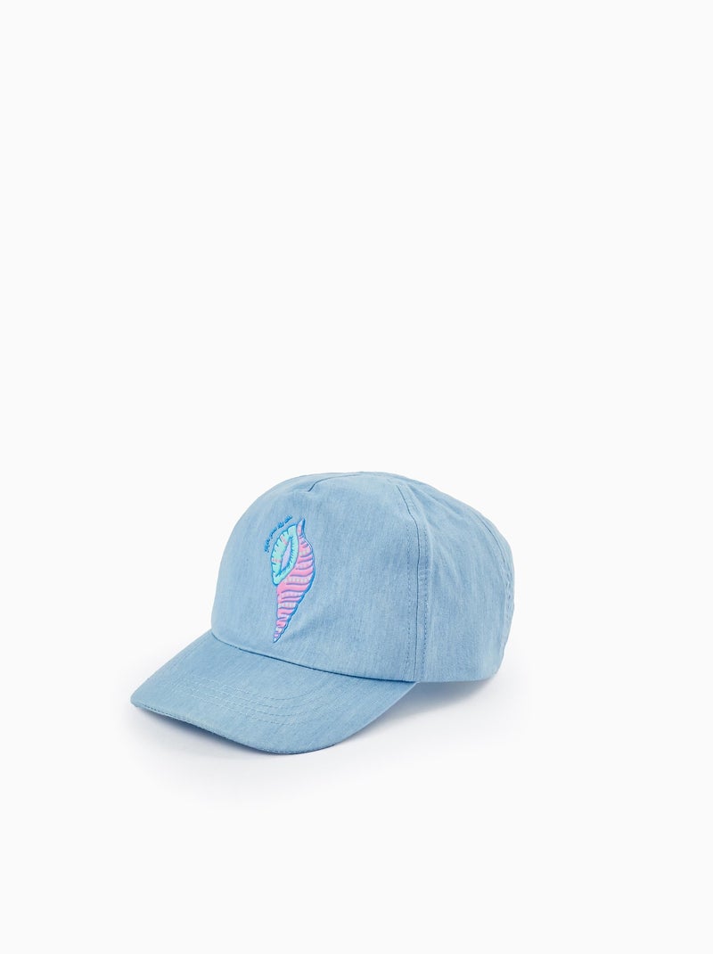 Casquette En Coton Bleu - Kiabi