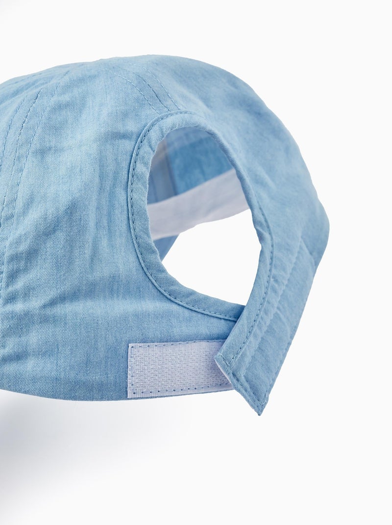 Casquette En Coton Bleu - Kiabi