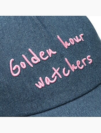 Casquette en denim lifestyle homme et femme gung golden