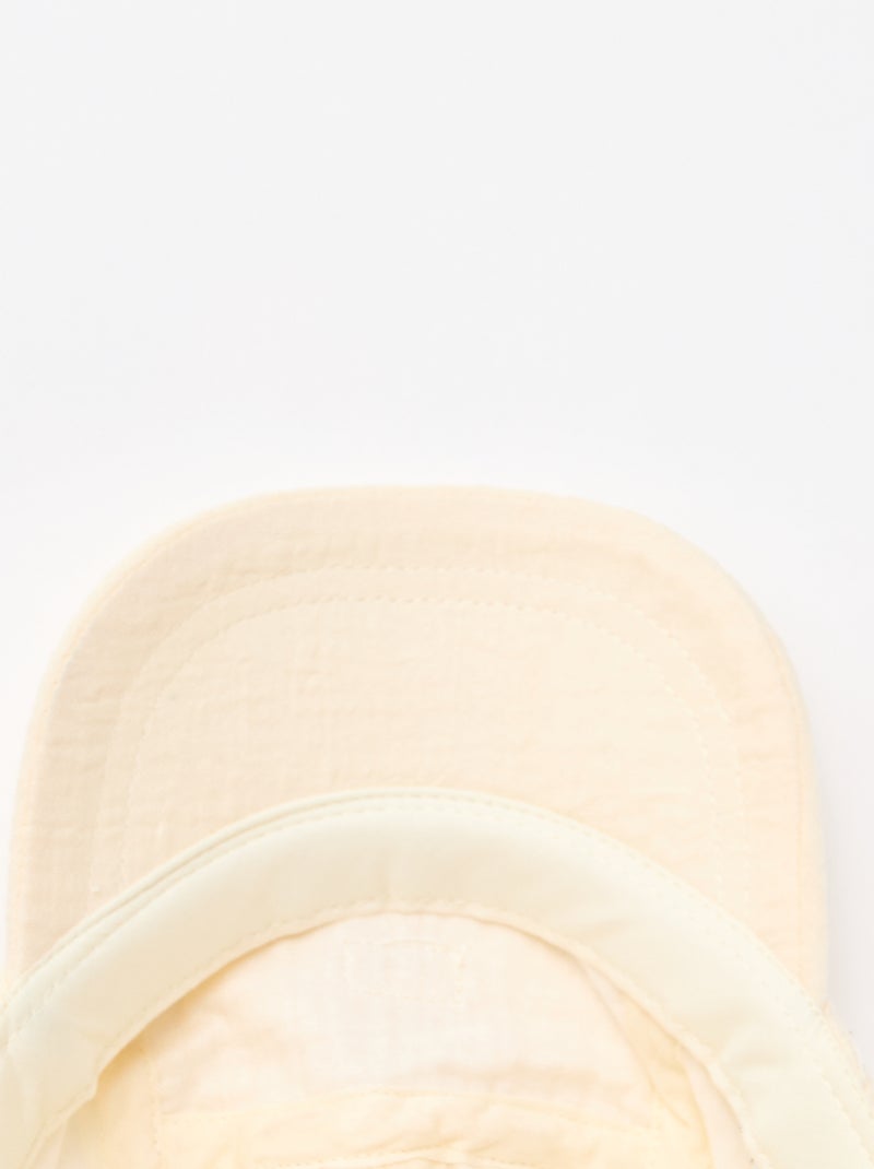 Casquette en gaze de coton Blanc - Kiabi