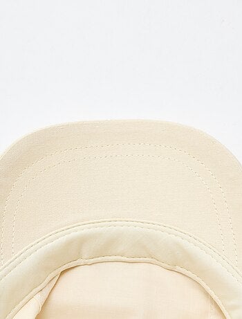 Casquette en lin mélangé