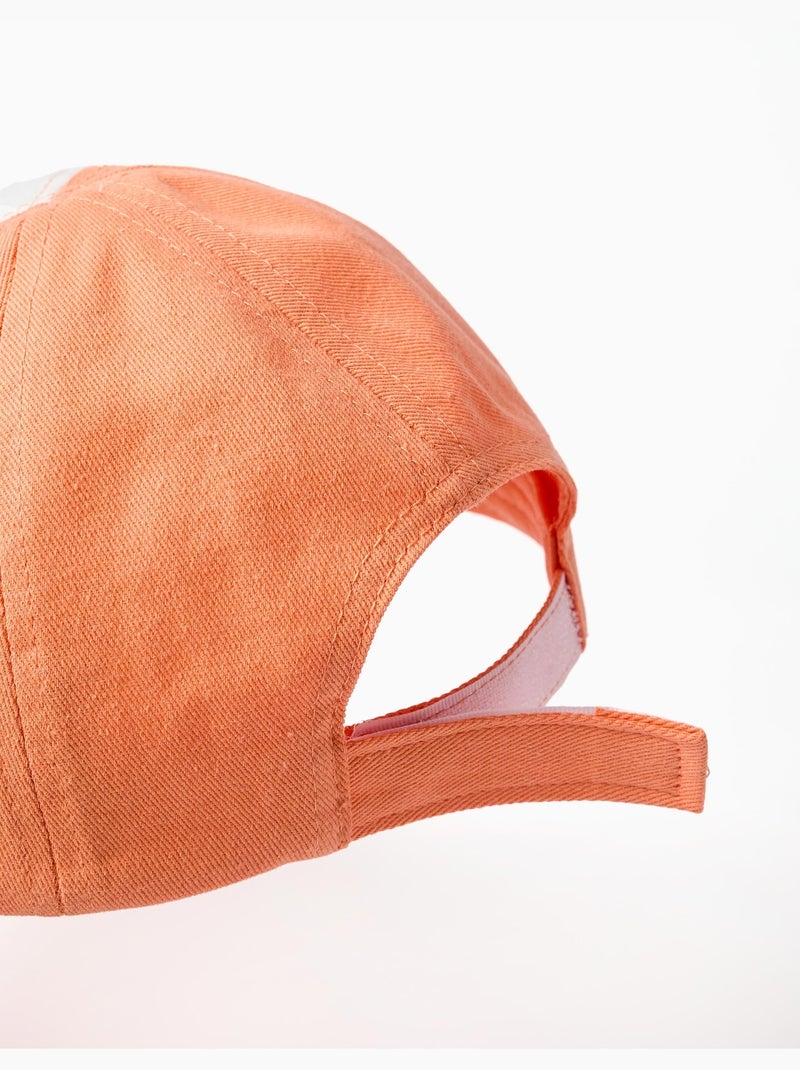 Casquette en sergé avec imprimé Minnie Orange corail - Kiabi