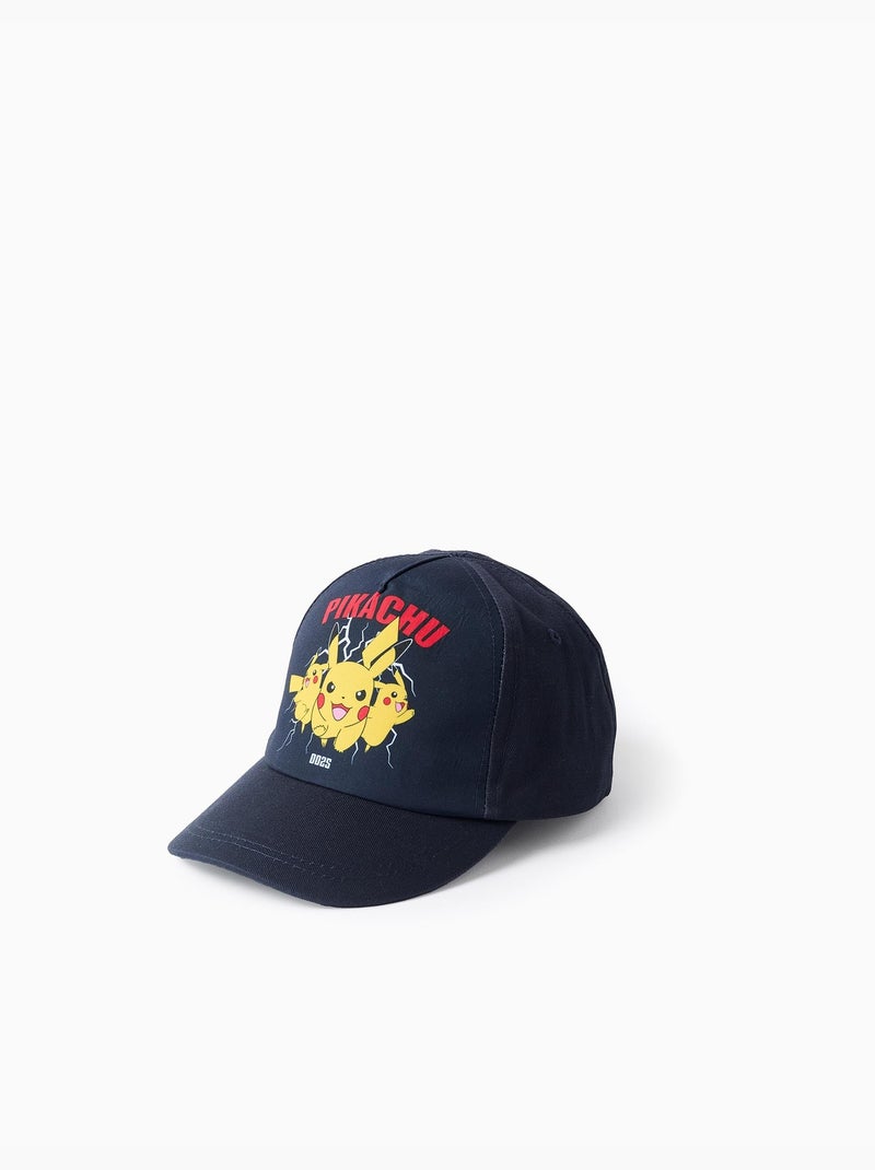 Casquette en sergé avec imprimé Pikachu Bleu foncé - Kiabi