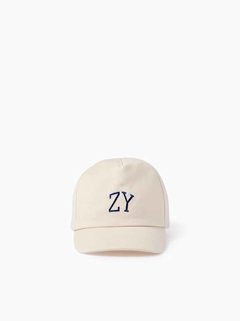 Casquette en Sergé Beige clair - Kiabi
