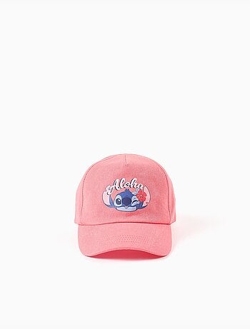 Casquette en sergé de coton avec imprimé Stitch