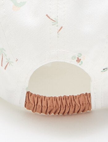 Casquette en tissu à motifs