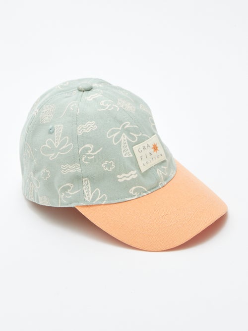 Casquette  en toile à motif - Kiabi