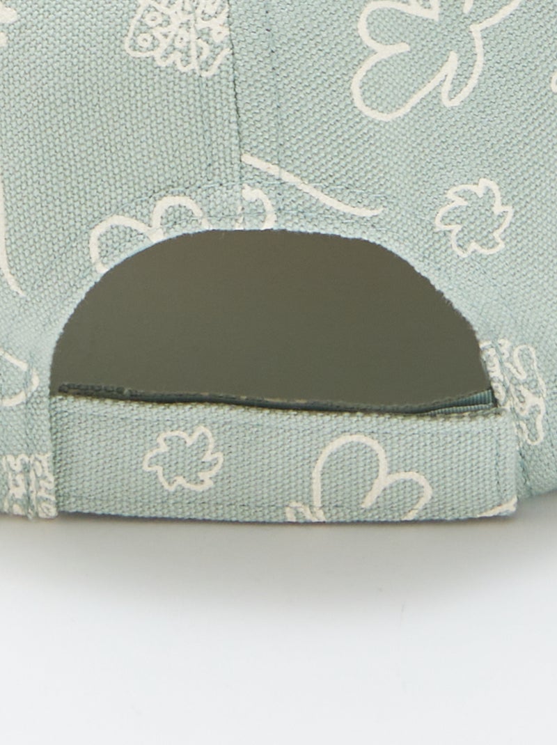 Casquette  en toile à motif BLEU - Kiabi