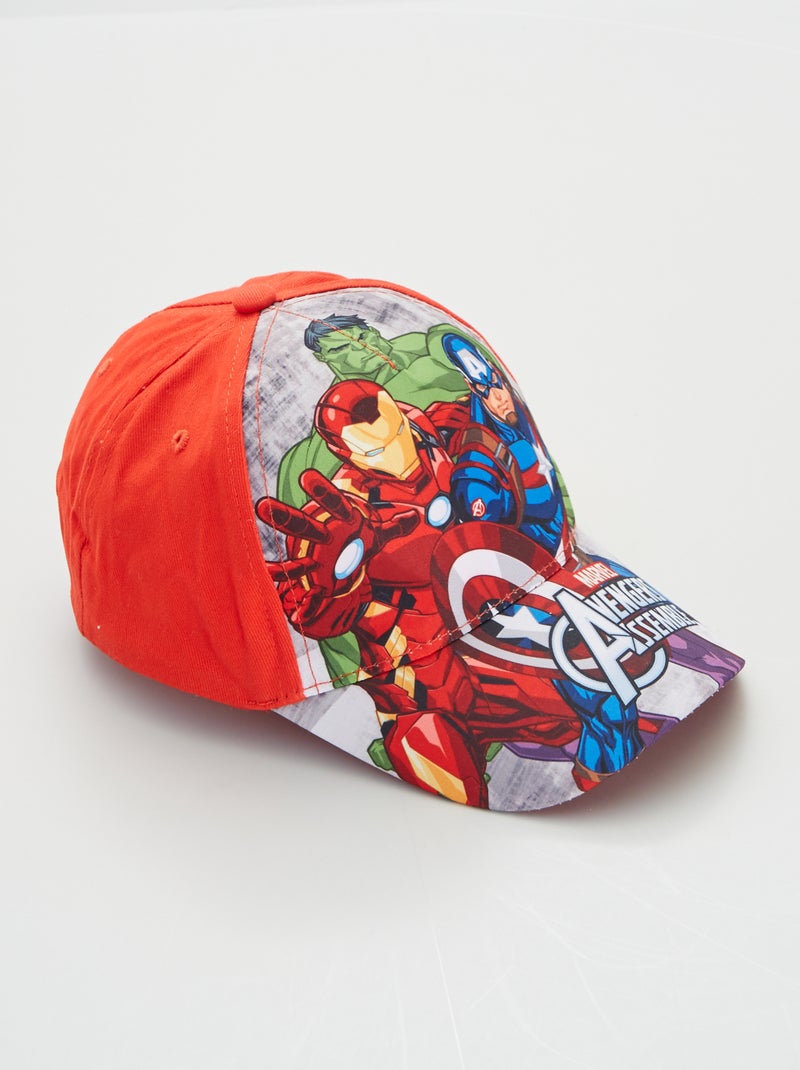 Casquette en toile 'Avengers' rouge - Kiabi