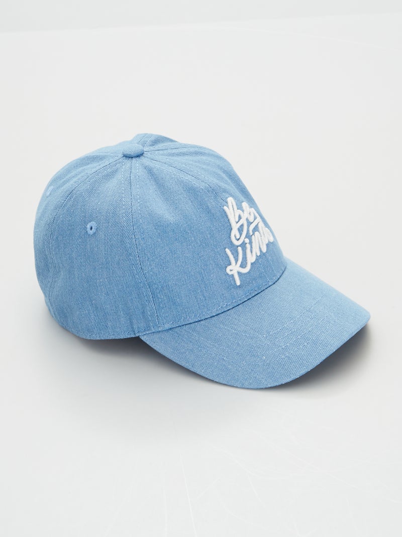 Casquette en toile 'be kind' Bleu - Kiabi