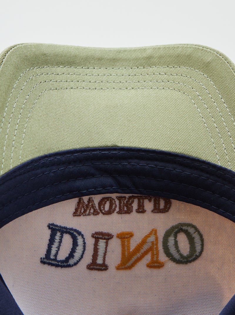 Casquette en toile brodée Beige - Kiabi