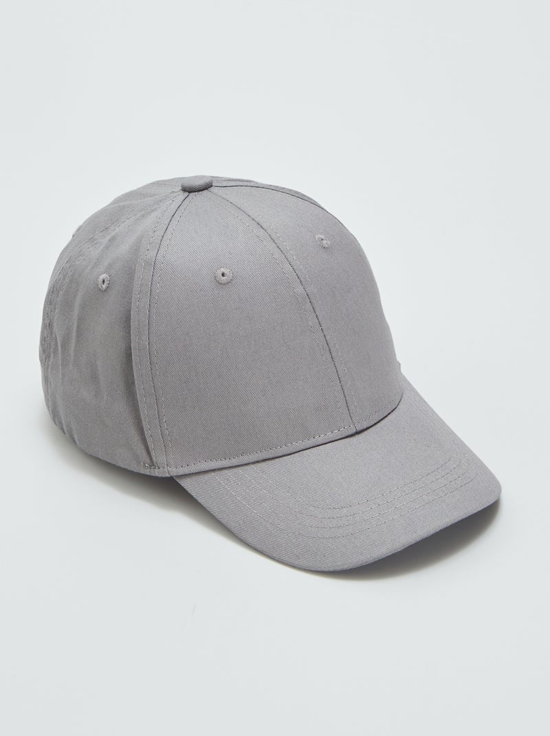 Casquette en toile Gris - Kiabi