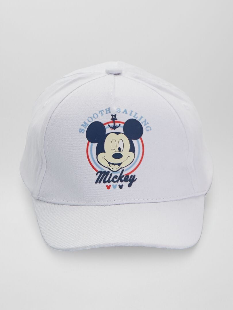Casquette en toile 'Mickey' blanc - Kiabi