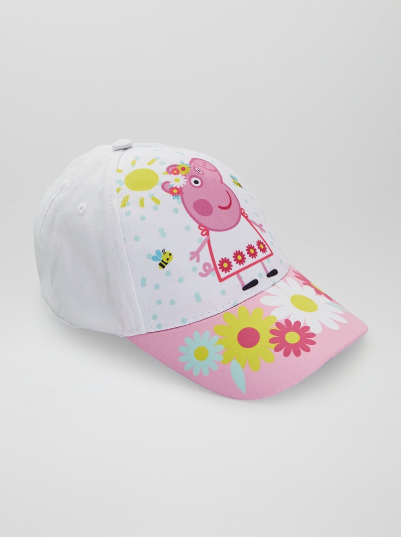 Casquette en toile 'Peppa Pig' blanc - Kiabi