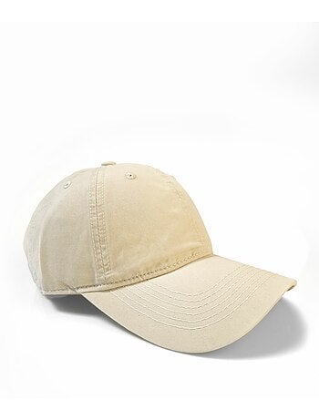 Casquette en toile unie pur coton - afibel