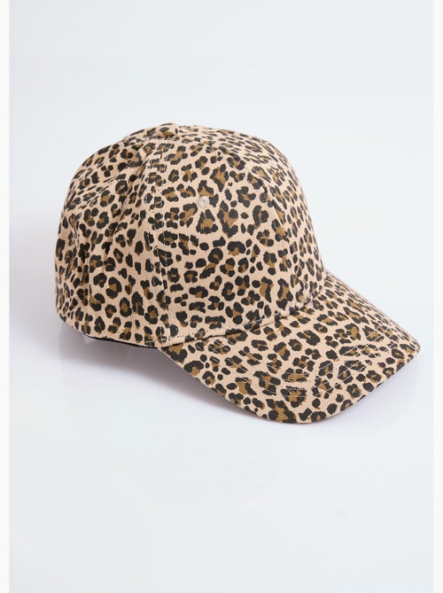 Casquette en twill, imprimé léopard - AFIBEL - Kiabi