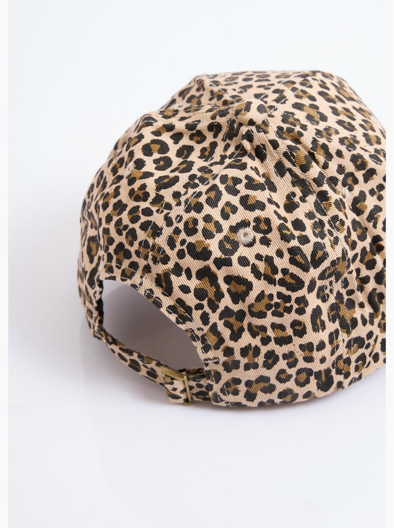 Casquette en twill, imprimé léopard - AFIBEL N/A - Kiabi