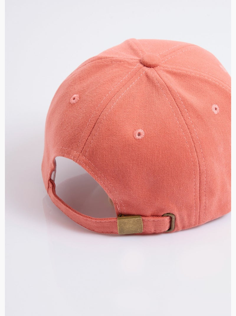 Casquette en twill uni, broderie lettre - AFIBEL Orange - Kiabi