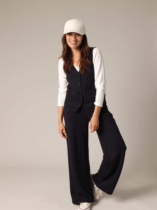 Casquette en velours côtelé avec visière incurvée et bride ajustable à l’arrière 'Deeluxe' - Kiabi