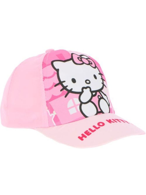 Casquette enfant - hello kitty - modèle hello kitty - taille 53 cm - rose - légère et respirante - Kiabi