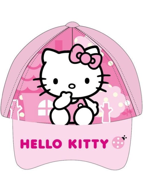 Casquette enfant - hello kitty - modèle hello kitty - taille 53 cm - rose - légère et respirante - Kiabi