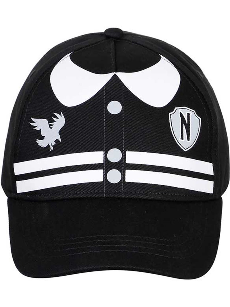 Casquette Enfant - Mercredi Varsity Noir - Kiabi