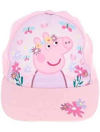 Casquette enfant - peppa pig - peppa pig - taille ajustable 52-54 cm - rose - décontractée
