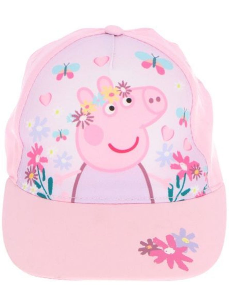 Casquette enfant - peppa pig - peppa pig - taille ajustable 52-54 cm - rose - décontractée Rose - Kiabi