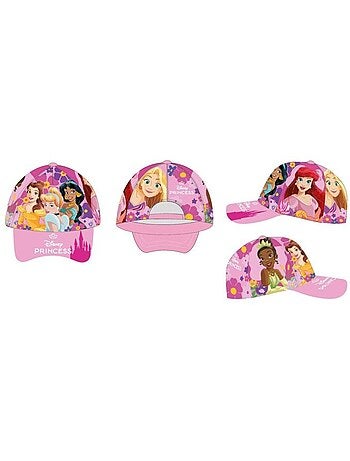 Casquette enfant - raiponce, aurore et cendrillon - disney princesse