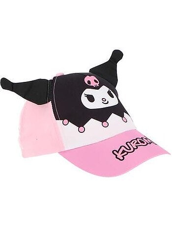 Casquette enfant - réglable, oreilles 3d - kuromi hello kitty