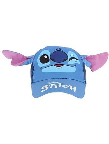 Casquette enfant - réglable, oreilles 3d et visière rigide - lilo et stitch disney
