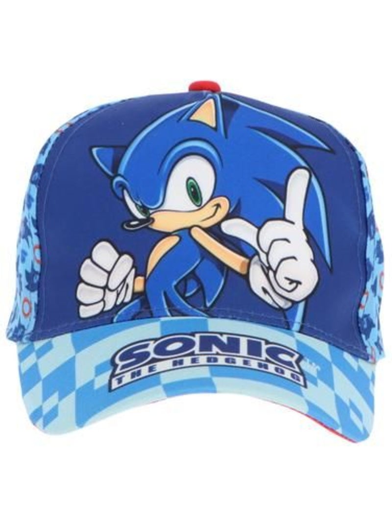 Casquette enfant - réglable, tissu léger respirant - sonic the hedgehog Bleu - Kiabi