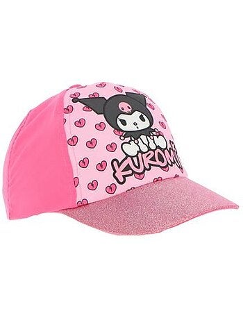 Casquette enfant - réglable, tissu respirant - kuromi hello kitty