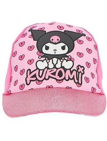 Casquette enfant - réglable, tissu respirant - kuromi hello kitty