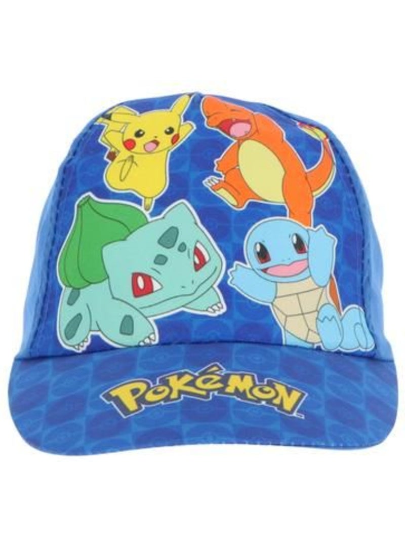 Casquette enfant - réglable, visière courbée - pokémon Bleu - Kiabi