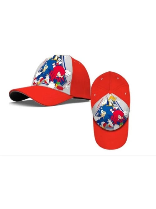 Casquette enfant - sonic - tails knuckles - rouge - 52 cm - 100% polyester - Kiabi Casquette enfant - sonic - tails knuckles - rouge - 52 cm - 100% polyester - Kiabi