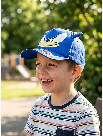 Casquette enfant coton et polyester Sonic SEGA