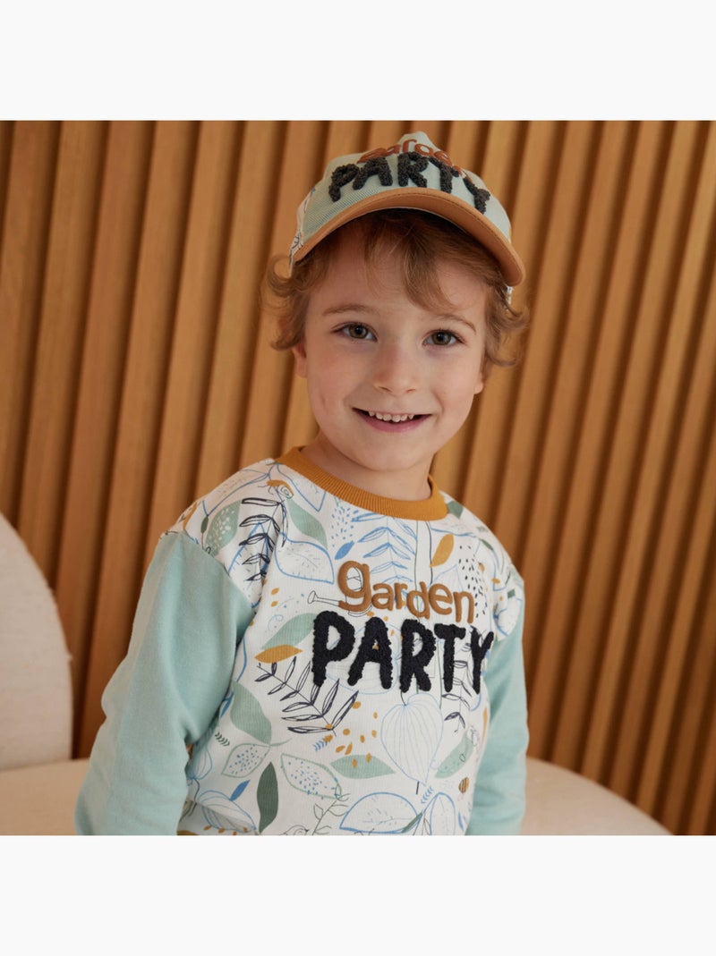 Casquette enfant Garden Party Vert - Kiabi