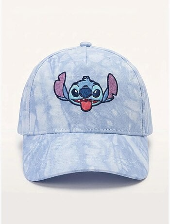 Casquette enfant réglable en coton brodé stitch disney