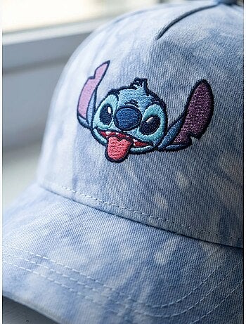 Casquette enfant réglable en coton brodé stitch disney